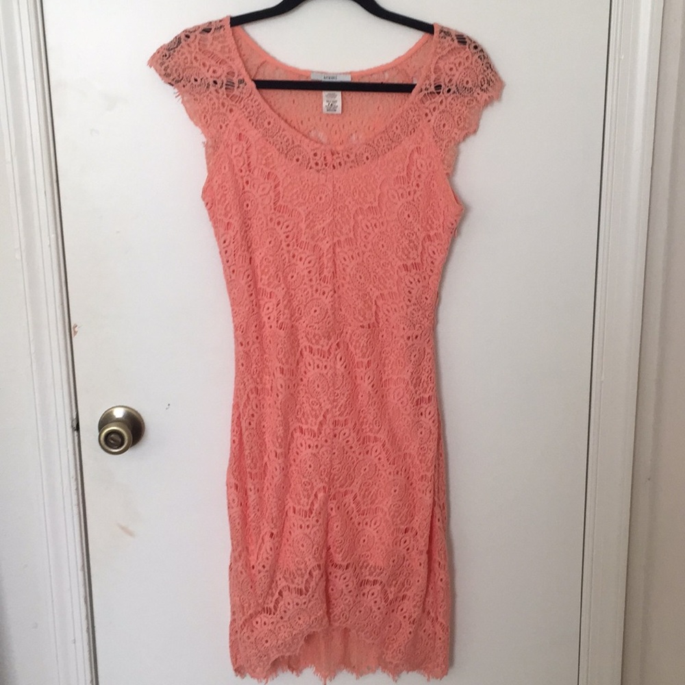 Formal coral dress